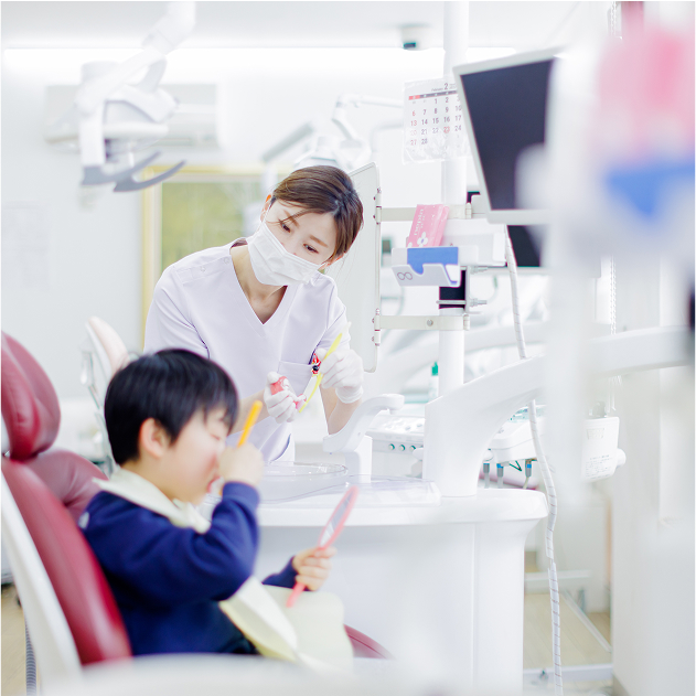 将来のお口の健康を守る予防歯科に注力